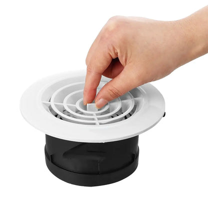 100/150mm Various Shapes Air Vent Extract Valve Grille Air Circulation Vents Cover Round Ducting Ventilation Cover Accessories