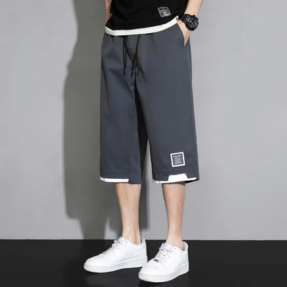 Plus Size Large Men's Shorts 2025 Summer New Trendy Loose Men's Sports and Casual Pants Jorts Baggy Cargo Mens Luxury Brands Man