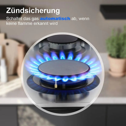TopStrong  2-burner Stainless Steel with Automatic Flame Protection, Natural Gas Propane Built-in Gas Hob YYEUGCT-S02
