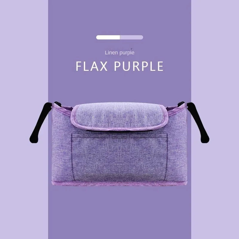 Stroller Bag Baby Diaper Mummy Bag Large Capacity Stroller Organizer Cup Holder Feeding Bottle Stroller Accessories Hanging Bag