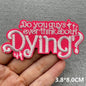 Cartoon Embroidered Patches For Clothing Slogan Letters Embroidery Patch For Clothes Iron On Patches On Clothes Jackets DIY