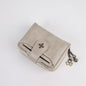 Women's short European and American fashion buckle wallet zipper coin purse