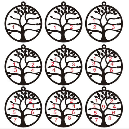 Custom Tree of Life Necklace Personalized Name Multiple Name Family Member Stainless Steel Necklace Mother's Day Gift For Mom