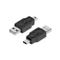 1-10PCS USB to Micro Mini Type-C USB Adapter Converter Usb Male Female Converter for Phone Tablet Camera Charging Adaptor