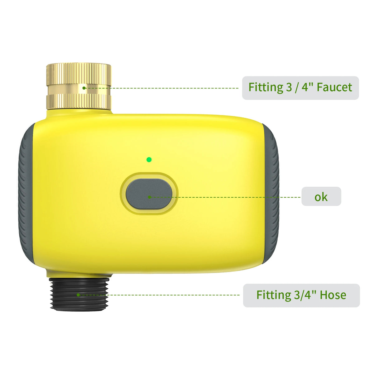 Tuya Smart Zigbee Watering Timer Automatic Drip Irrigation Controller Smart Water Valve Garden Automatic Watering System