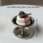 304 Stainless Steel Dessert Cup Ice Cream Cups Salad Goblet Retro High Base Bowl for Fruit Yogurt Snack Dish Bar Dinnerware