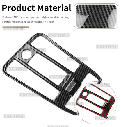 For Cupra Formentor 2020 2021 2022 2023 2024 2025 2026 Seat Leon MK4 Cupra Leon Carbon Fiber Style Automatic Car Gear ABS Trim