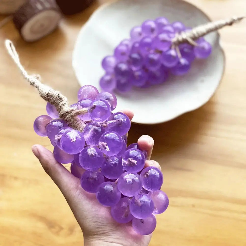 Grape Handmade Soap Natural DIY Crystal Soap Fruit Aroma Scented Soap Creative Gift For Home Fragrance Friend Gift Bathroom
