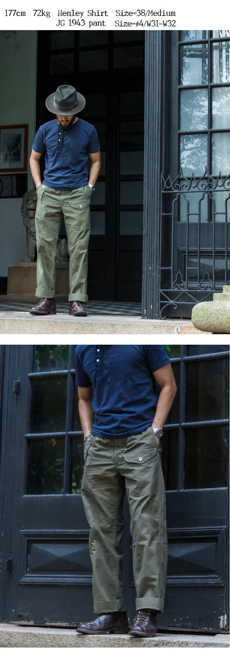 Non Stock Army Combat Trousers 1943 Pattern Vintage Workwear Pants Gurkha