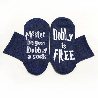 New High Quality Print Letter  is Free Funny Men Socks Striped Women Novelty Chaussettes Femme Spring Streetwear Cotton Sokken