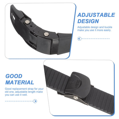 2 Pcs Roller Skate Energy Belt Inline Skates Universal Buckle Straps Clasp Replaceable Buckles For Kids Roller Skates Shoelaces