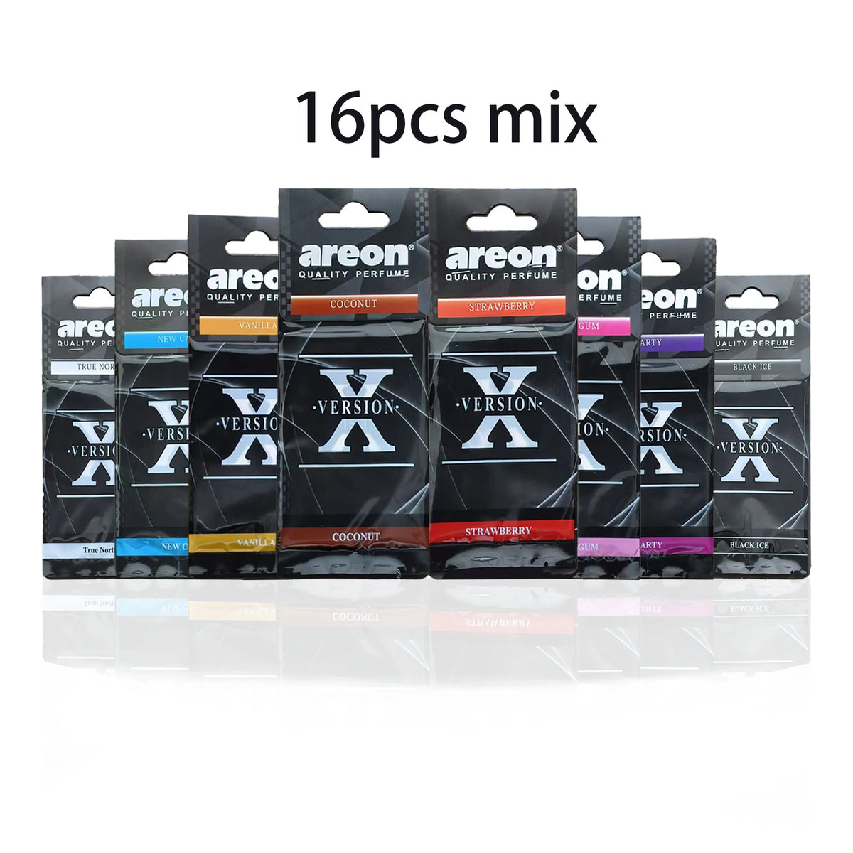 Our High-Quality [Shape X] car air fresheners, which can be used as decorations for car rearview mirrors, are available in sets