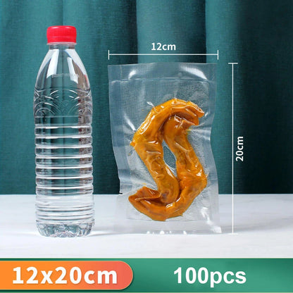 Vacuum Packaging Bags for Food 100pcs Food Storage Vacuum Bags for Vacuum Sealer Machine  Food Fresh Long Keeping Empty Bags