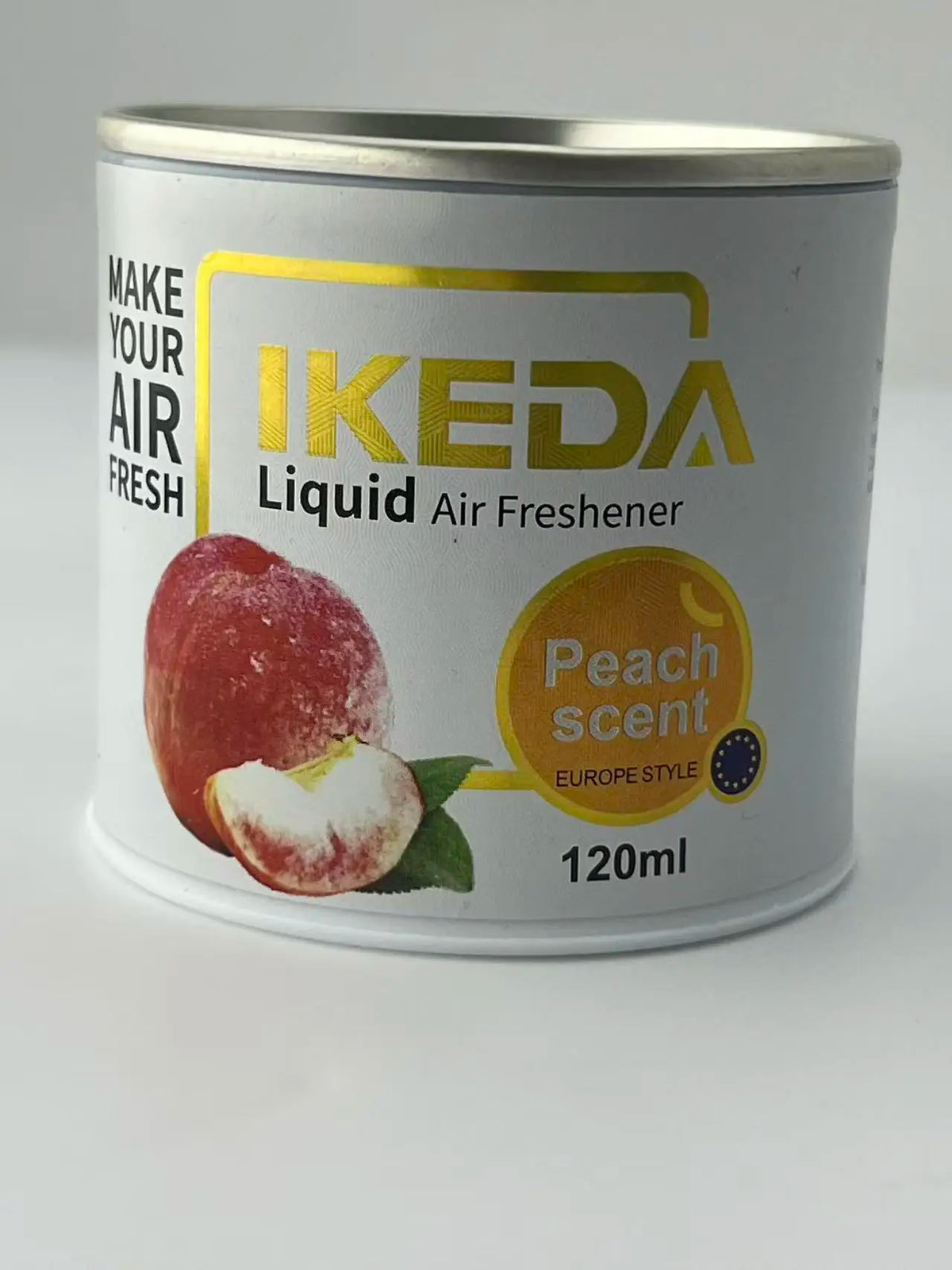 IKEDA 120g Pineapple Air Freshener Liquid, Long Lasting Car Fragrance, Home Office Deodorizer, Eliminates Cigarette Pet Kitchen