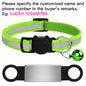 Customized Pet Collar Reflective Cat Collars Free Engraved Puppy Kitten Pet ID Nameplate Necklace With Bell Anti-lost For Cats