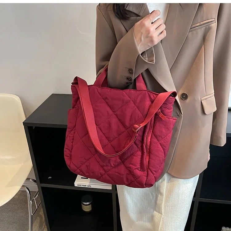 Large Capacity Mommy Bag for Women Totes Baby Diaper Nappy Bags Shoulder Cotton Ladies Maternity Shopping Bags