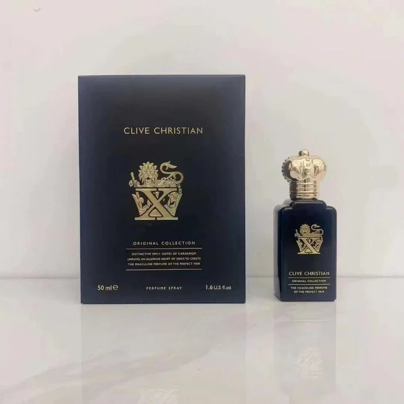 Clive Christian Woody Fresh Unisex Perfume 50ml – Long Lasting Elegant Fragrance with Peach Jasmine Rose Sandalwood Amber Musk