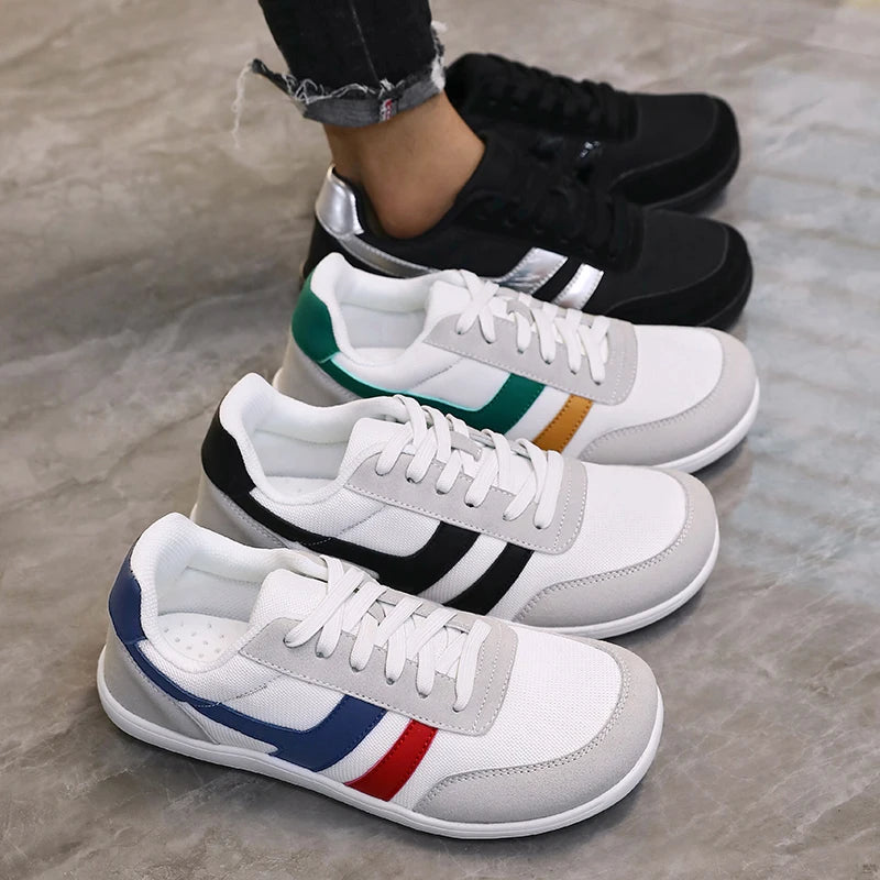 Wide Shoes Anti Slip Lightweight Breathable Running Shoes Minimalist Barefoot Cross Training Shoe Anti Slip Toe Walking Shoes