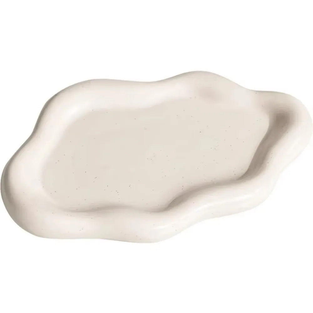 Creative Plastic Jewelry Tray Mini Cloud Shape Storage Plate Jewelry Display Plate Watches/Keys Storage