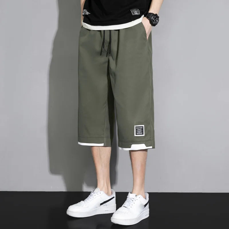Plus Size Large Men's Shorts 2025 Summer New Trendy Loose Men's Sports and Casual Pants Jorts Baggy Cargo Mens Luxury Brands Man