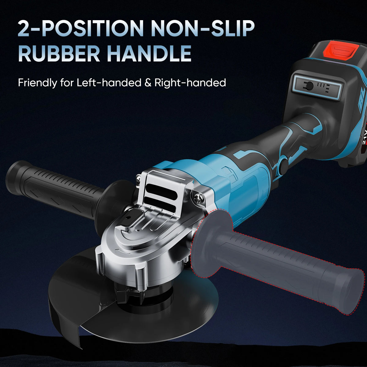 12000RPM 125MM Brushless Electric Angle Grinder Variable Speed Cutting Machine Woodworking Tool for Makita 18v Battery Pin