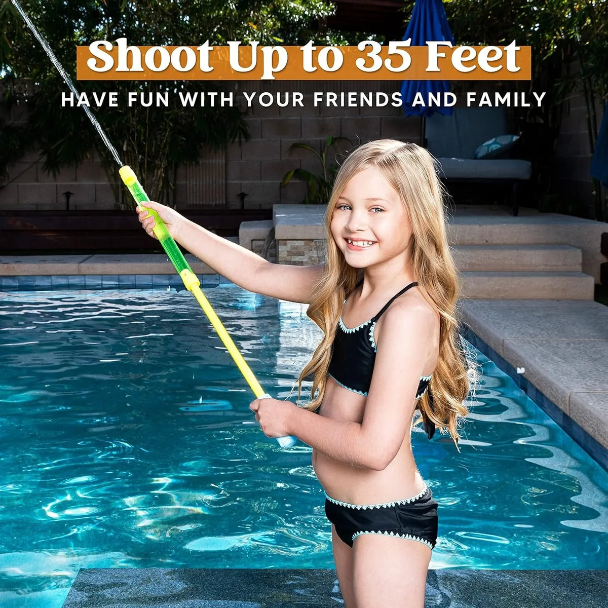 Large capacity water gun, adult water game, combat, summer swimming pool, beach, outdoor activities