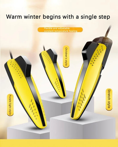 Shoe Dryers UV Sterilization Dehumidify Timer-controlled Shoe Rack Heater Deodorizer Scalable Quick Drying Shoe Dryer 2026