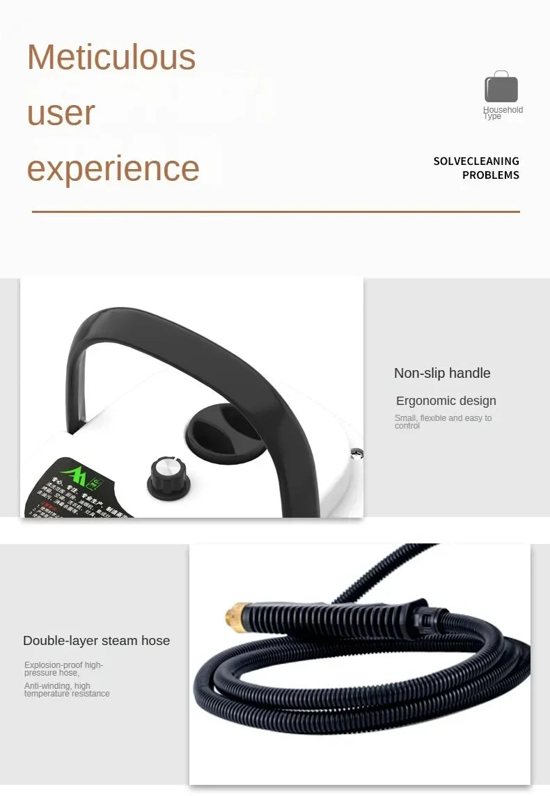 Steam Cleaners High Temperature and Pressure handhold Steam Air conditioners tool Hood Car Steam Clean 2500W
