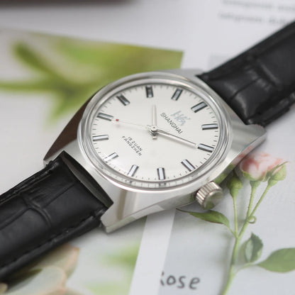 Shanghai Watch Vintage Collector Timepiece Gift for Gentlemen Wholesale Drop Shipping  Men's Manual Mechanical Watches