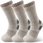 3Pairs Winter Men Socks Super Thick Thermal Mid Calf Socks Warm Wool Skiing Sports Socks