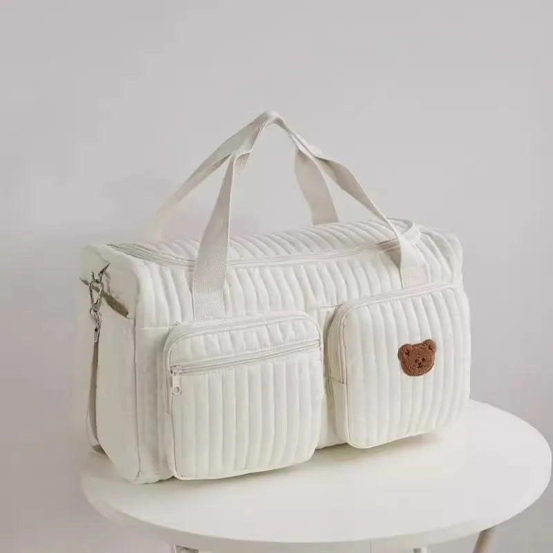 Large Capacity Mommy Bag for Women Totes Baby Diaper Nappy Bags Shoulder Cotton Ladies Maternity Shopping Bags