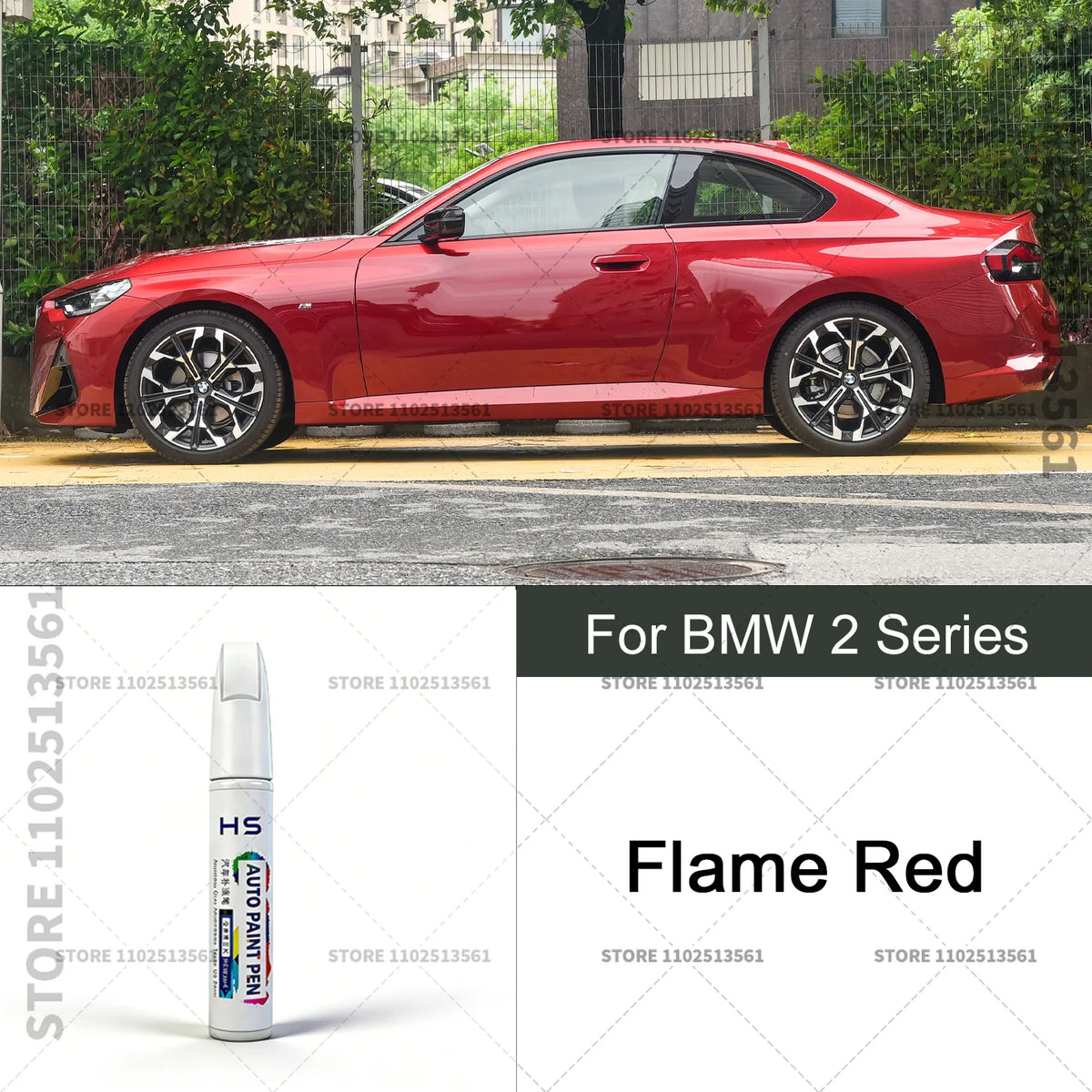 For 2014-2025 BMW 2 Series Scratch Removal and Paint Repair Pen Alpine White 300 490 Black Saphi Blue Gray  Portimao Blue