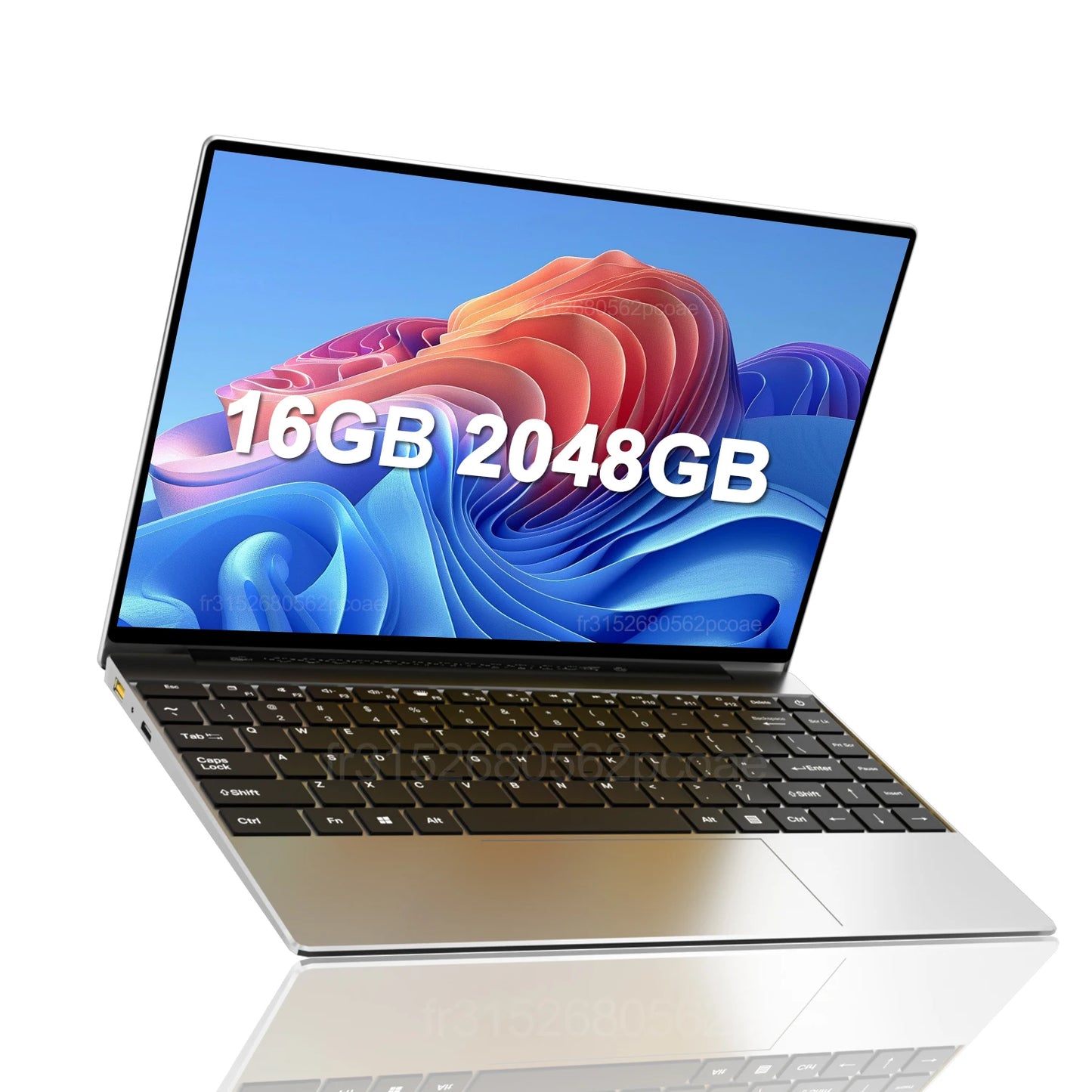 LENO Laptop 14.1" Windows 11 16GB RAM 2TB SSD Intel N3700 Ultra Slim Notebook Gamer 1080P  Display Office Study Computer PC