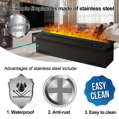 Intelligent Water Replenishment Multi-Color Atomization Fireplace Designer Luxury Home Decoration 3D Atomization Fireplace