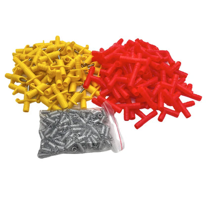 200 pcs Rabbit Drinker Integrated Water Nozzle Plastic Automatic Rabbit Drinking Rabbit Equipment Poultry Animals
