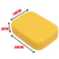 Large Car Wash Sponge Multi-Purpose High-Density Yellow Honeycomb Sponge Block for Automotive Detailing Waxing Seam Cleaning