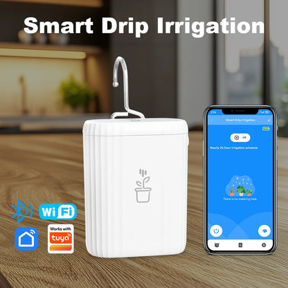 WIFI Intelligent Drip Irrigation Automatic Watering Pump System Kit Flower Plants Home Sprinkler Drip Garden Tool Work with Tuya