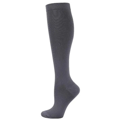 19 Styles Compression Stocking Blood Circulation Promotion Slimming Compression Socks Anti-Fatigue Comfortable Solid Color Socks