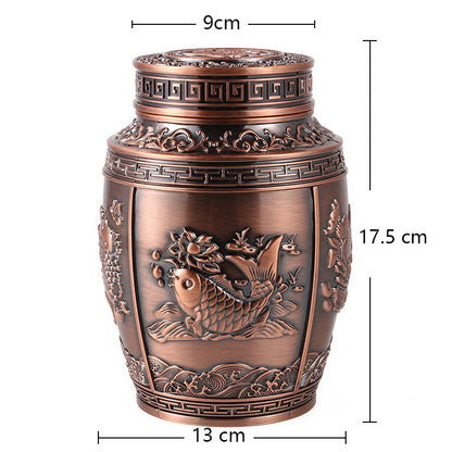 Pet Memorial Keepsake Urns Container for Human Ashes, Metal Cremation Urns, Small Animal Urn, Coffin Box