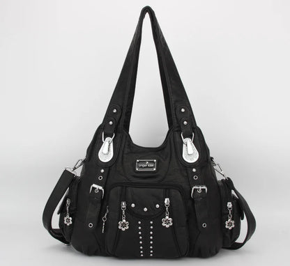 Angel Kiss Bag Women Fashion Handbags Women Shoulder Bags PU Leather Handbag Female Satchel Shoulder Purse Bag Bolsa Feminina