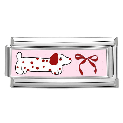 2025 New Women's Gift Cute Rabbit Cat Dogs Italian Charms Links Beads Fit 9mm Stainless Steel Modular Modular Bracelet Jewelry
