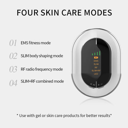 Body Slimming Massager Cordless Body Sculpting Device 4 Modes LED Light Rechargeable Handheld Belly Waist Arm Leg for Home Use