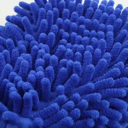 1/2PCS Chenille Plush Gloves for Car Cleaning Thickened Doublesided Car Cleaning Tools Ultrafine Fiber Car Washing Gloves