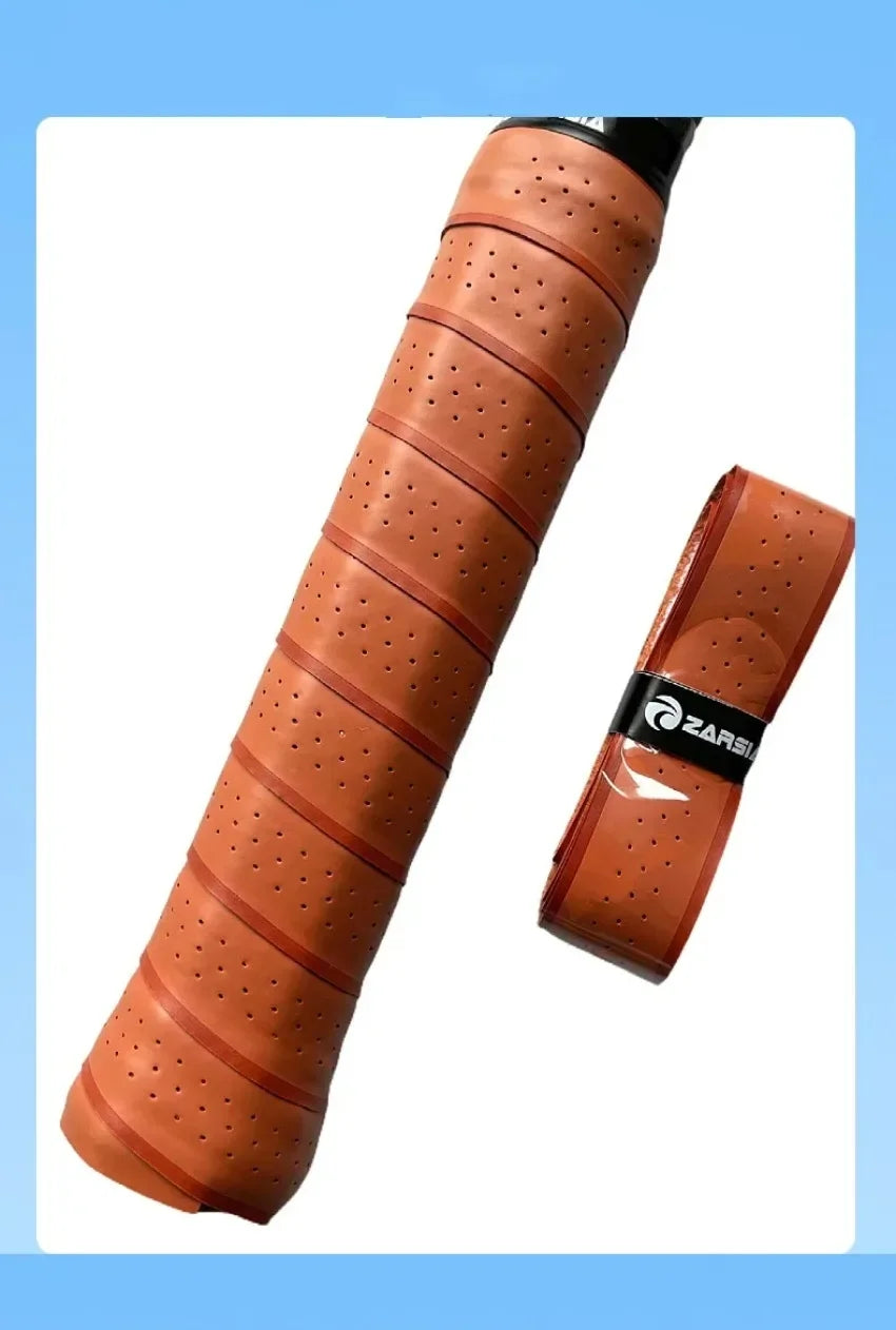 Handle Wrap Grip Padel 2/10 Pcs Brown Thick Tennis Grips Non-slip Perforated Badminton Grips Pickleball Racket Overgrip Bicycle