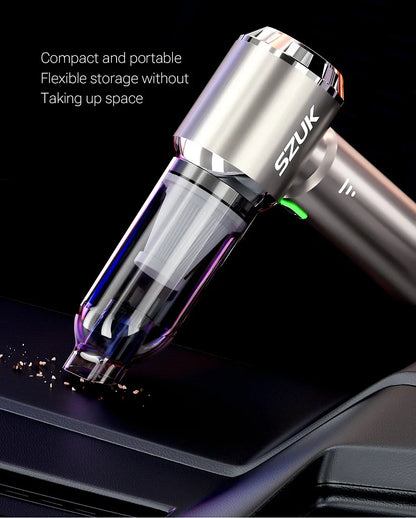 SZUK Mini Car Vacuum Cleaner 985000PA Powerful Portable Wireless Vacuum Cleaner Cleaning Machine Handheld Vacuum Cleaner for Car