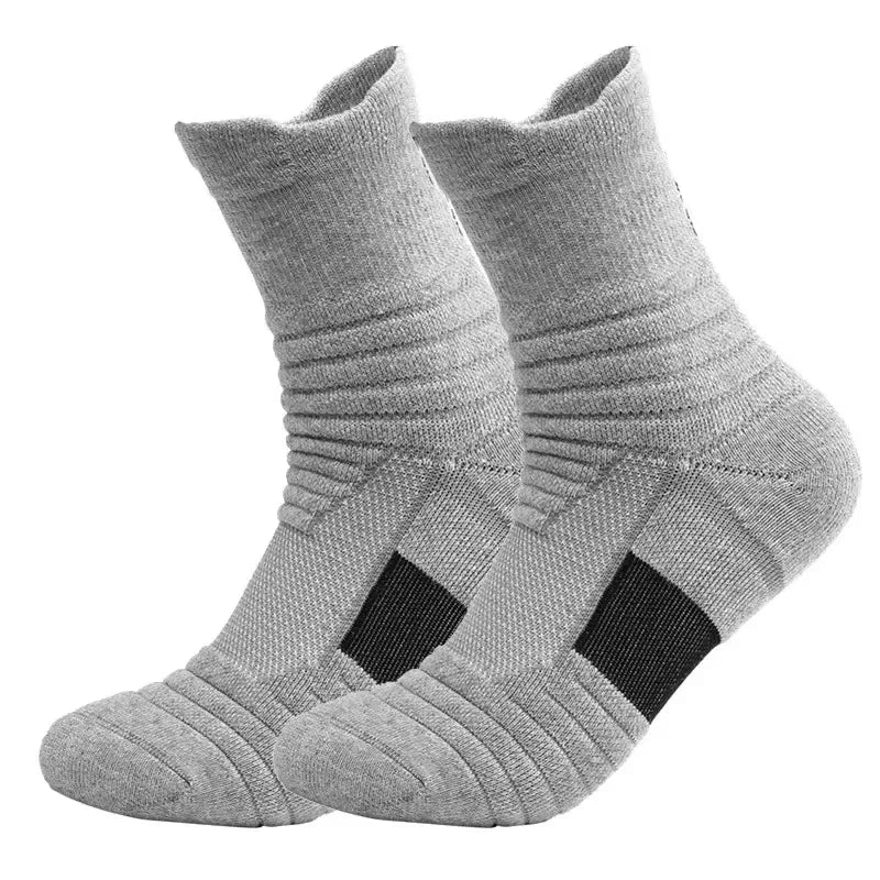 5 Pairs Socks MEN'S Mid-calf Spring and Autumn Sports Sweat Anti-odor MEN'S Socks Thin Sports Socks