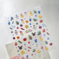 Luxury 5D Floral Nail Art Stickers Gold Silver Chinese Style Metal Frame Shiny Crystal Rhinestone Self Adhesive Manicure Decal