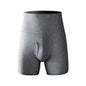 Men's underwear Men's cotton high waist belly large size lengthening anti-wear leg plus fat warm sports boxer shorts