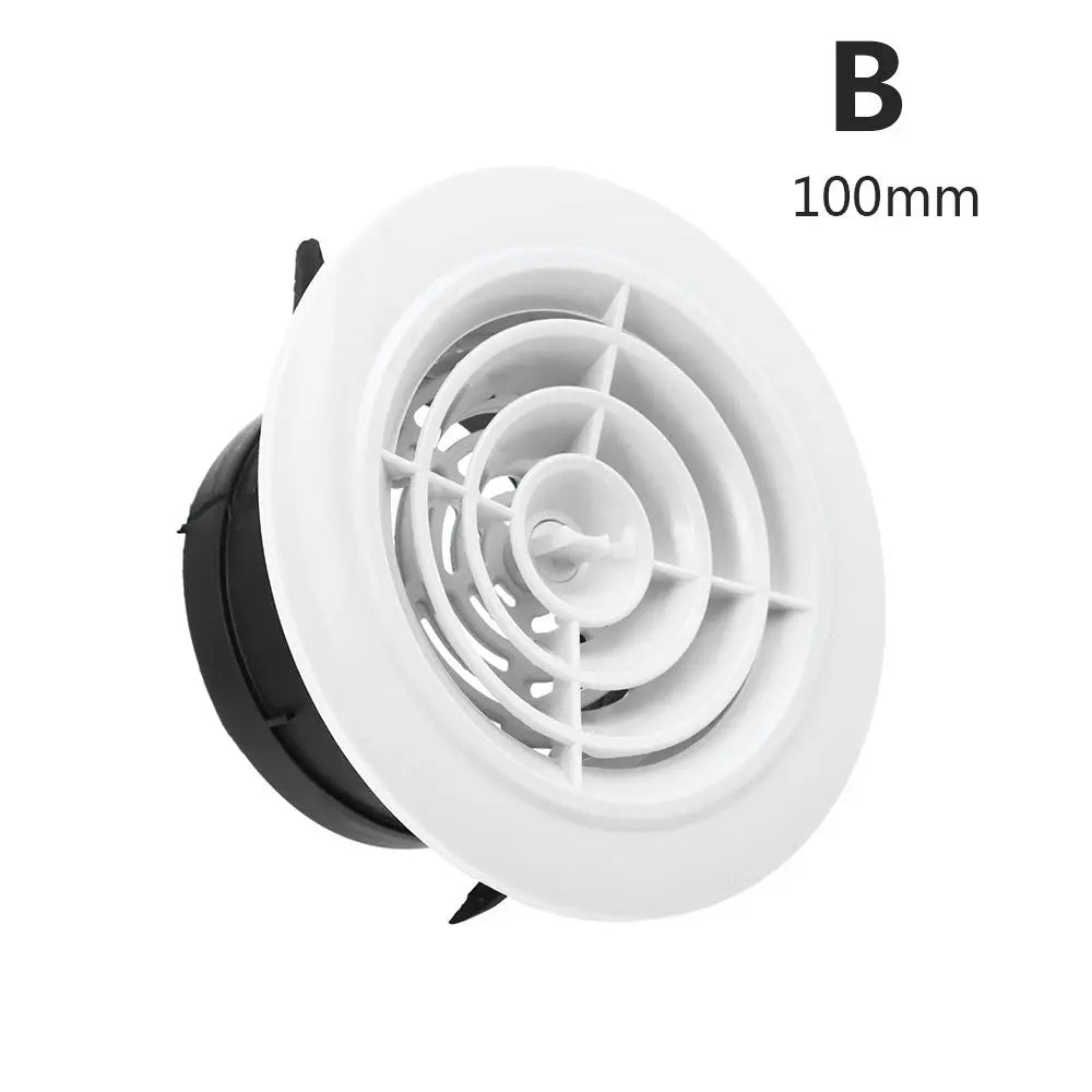 100/150mm Various Shapes Air Vent Extract Valve Grille Air Circulation Vents Cover Round Ducting Ventilation Cover Accessories