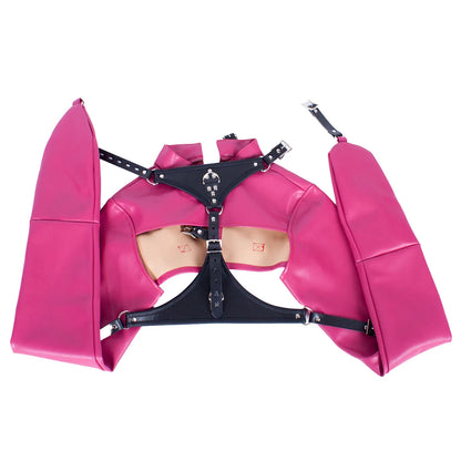 Female Leather Revealing Restraint Clothing Punk Style Couple Sex Bdsm